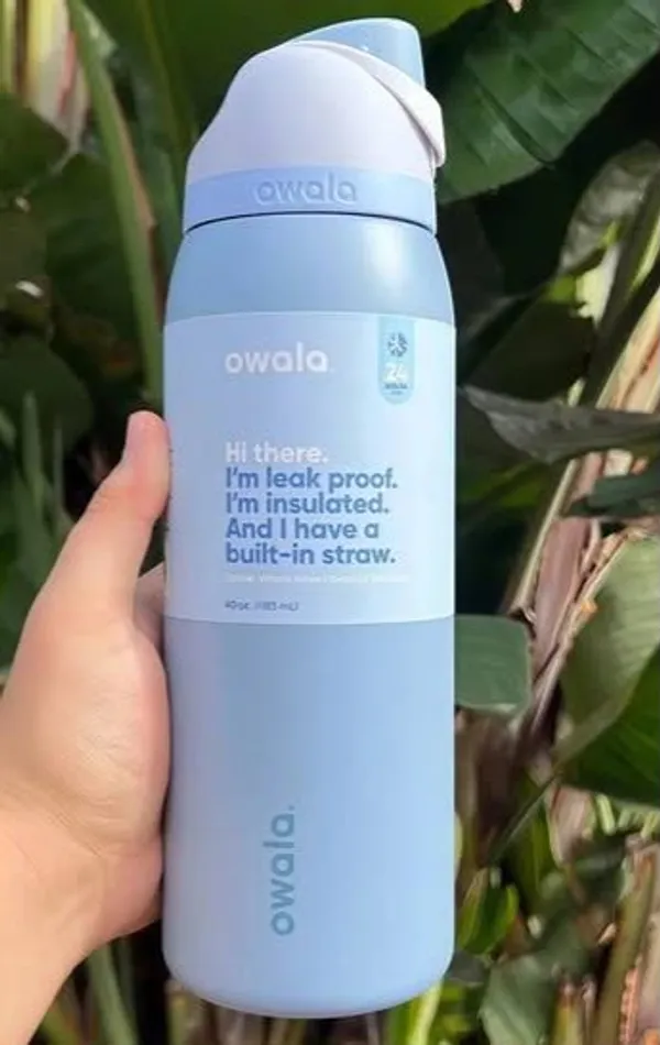 Owala_32oz_Blue_Blossom_Insulated_Tumbler