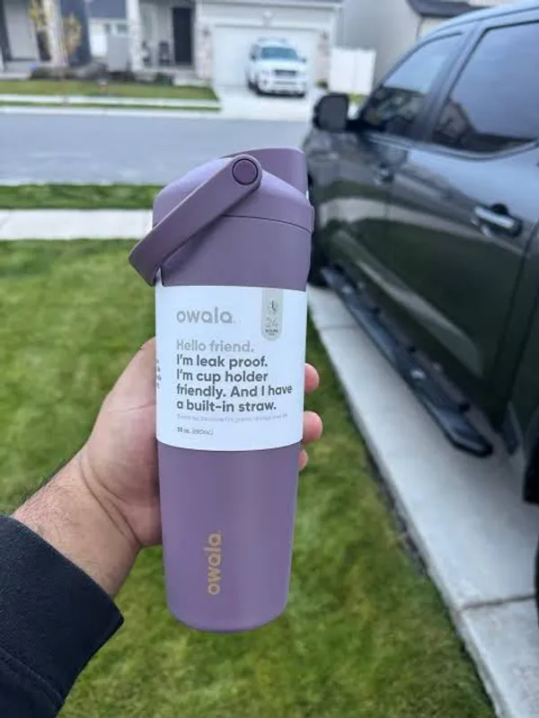 Owala_FreeSip_30oz_Tumbler_with_Top_Handle_(Leak-Proof_&_Insulated)__Spring_Revival_[_Lavender_]