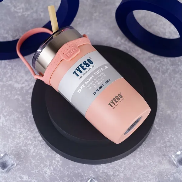 PEACH_TYESO_Premium_Take_Away_Coffee_Tumbler_–_550ML_Stainless_Steel_Insulated_Cup