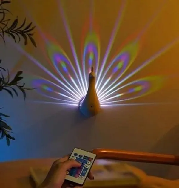 Peacock_Wall_Lamp_with_Remote_–_Elegant_Diwali_Décor_Light