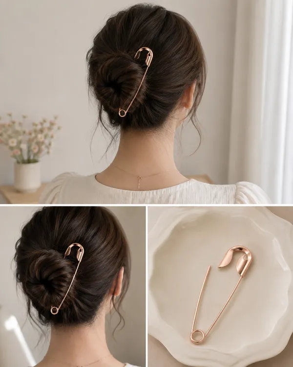 Rose_Gold_Safety_Pin_Hair_Clip_–_Elegant_Bun_&_Updo_Hair_Accessory