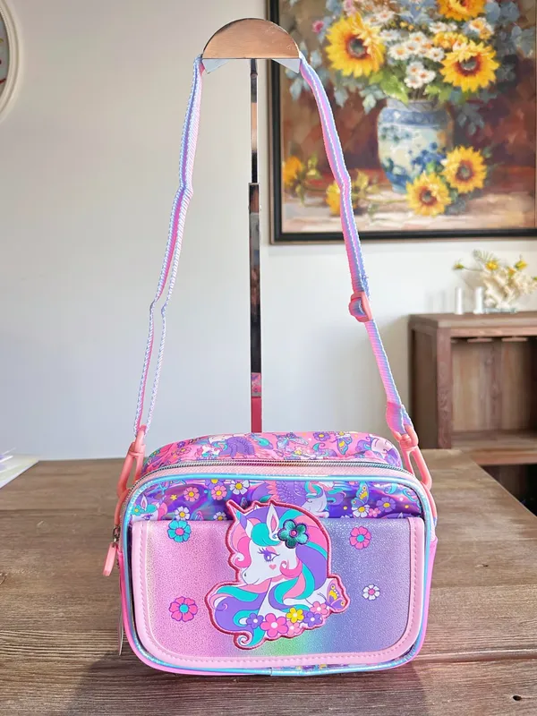 Unicorn_Vest_Smart_Slings_-_Premium_Quality_Hard_Shell_Organizer_Bag_For_Kids_Available_In_4_Prints:_Butterfly,_Dino,_Unicorn_&_Cat_Cute_Shoulder_Sling_With_Compartments_For_School,_Art_&_Travel