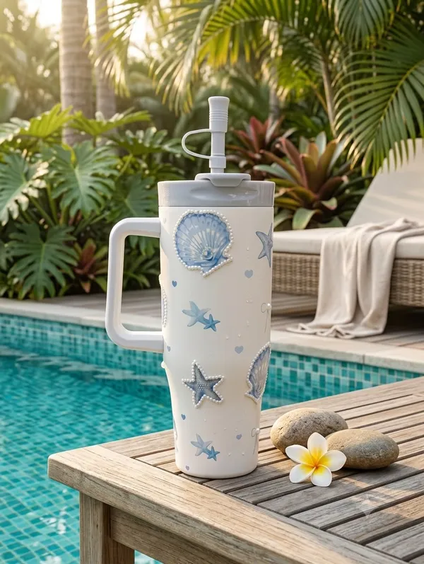 Sitarayuri_Blue_star_fish_Side-Handle_Tumbler_