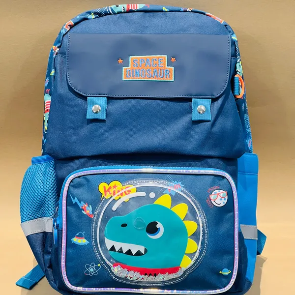 Vestpro_16_Dino_Waterproof_Luxury_School_Backpack_Air-Cool_Back,_Magnetic_Pocket,_Laptop_Grip_Premium_School_Bag_With_2_Front_Pockets_&_Bottle_Holders