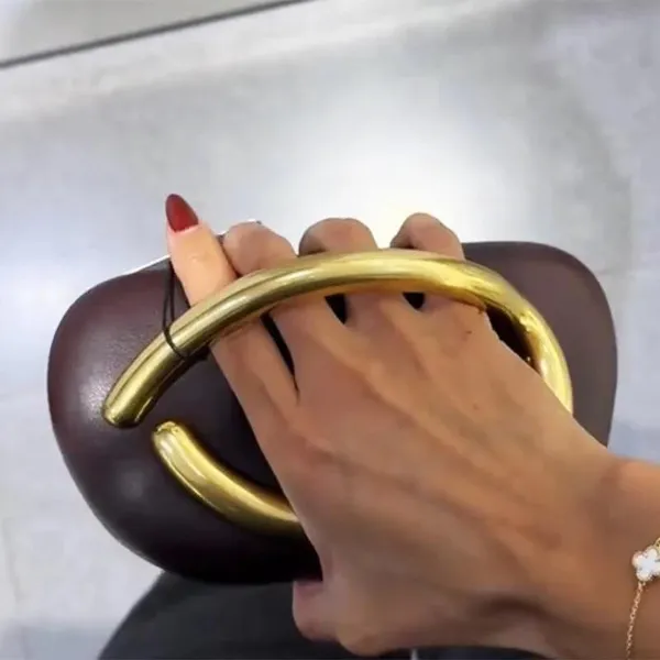 Celebrity_Style_Zara-Inspired_Glossy_/_Matte__Acrylic_Clutch_|_Golden_Curve_Design