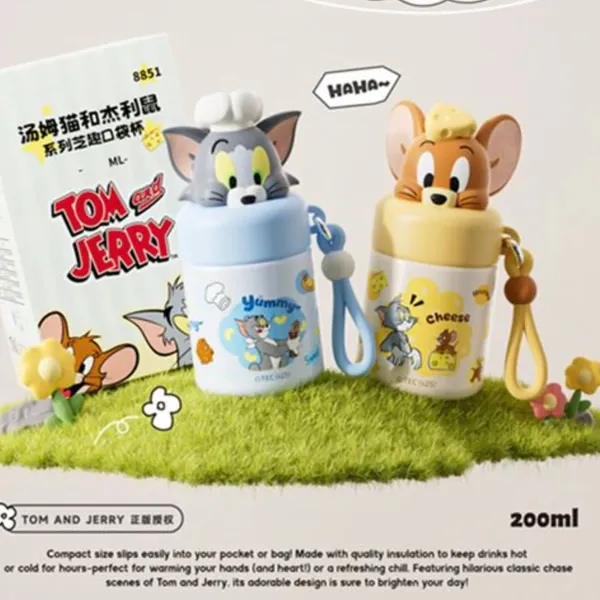 Tom_3D_Multi-Use_Tumbler_&_Food_Jar_–_200ML_Insulated_Kids_Sipper_with_Handle