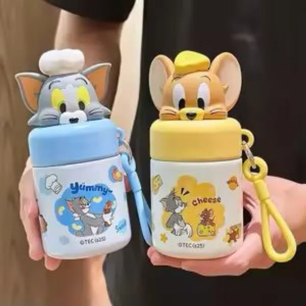 Tom_3D_Multi-Use_Tumbler_&_Food_Jar_–_200ML_Insulated_Kids_Sipper_with_Handle
