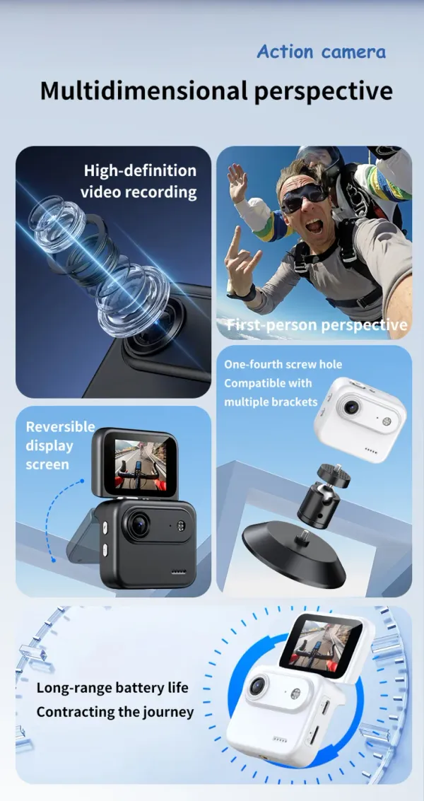 VlogCam_Mini_Flip-Screen_Action_Camera_with_8gm_memory_card