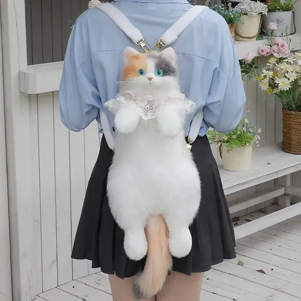 White_Beige_Realistic_Cat_Backpack_–_Viral_Cute_Plush_School_&_Travel_Bag