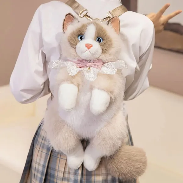White_Beige_Realistic_Cat_Backpack_–_Viral_Cute_Plush_School_&_Travel_Bag