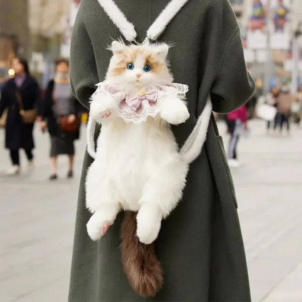 White_Beige_Realistic_Cat_Backpack_–_Viral_Cute_Plush_School_&_Travel_Bag
