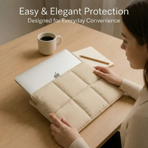 White_CloudShield_Puffer_Laptop_Sleeve