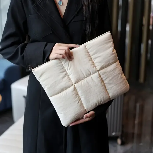 White_CloudShield_Puffer_Laptop_Sleeve