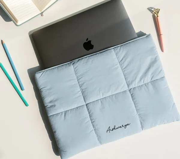 White_CloudShield_Puffer_Laptop_Sleeve
