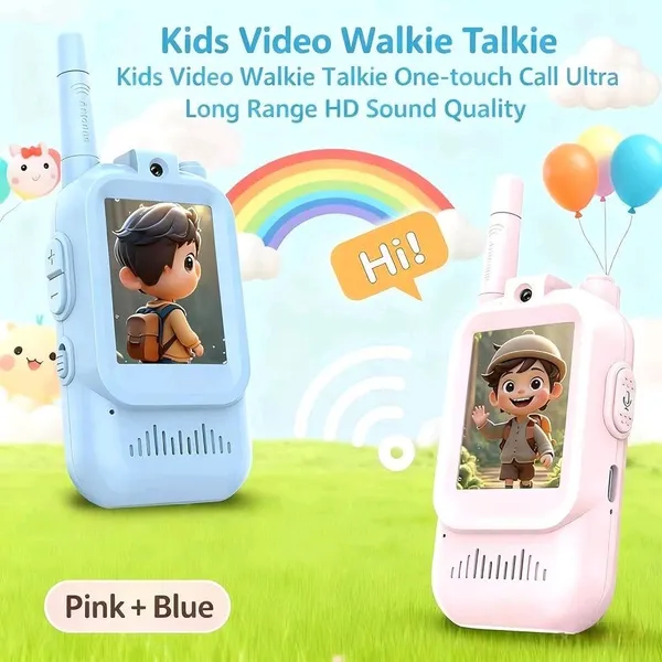 Kids_Video_Calling_Walkie_Talkie_Toy_–_Pink_&_Blue_|_Rechargeable_Two-Way_Video_Talkie