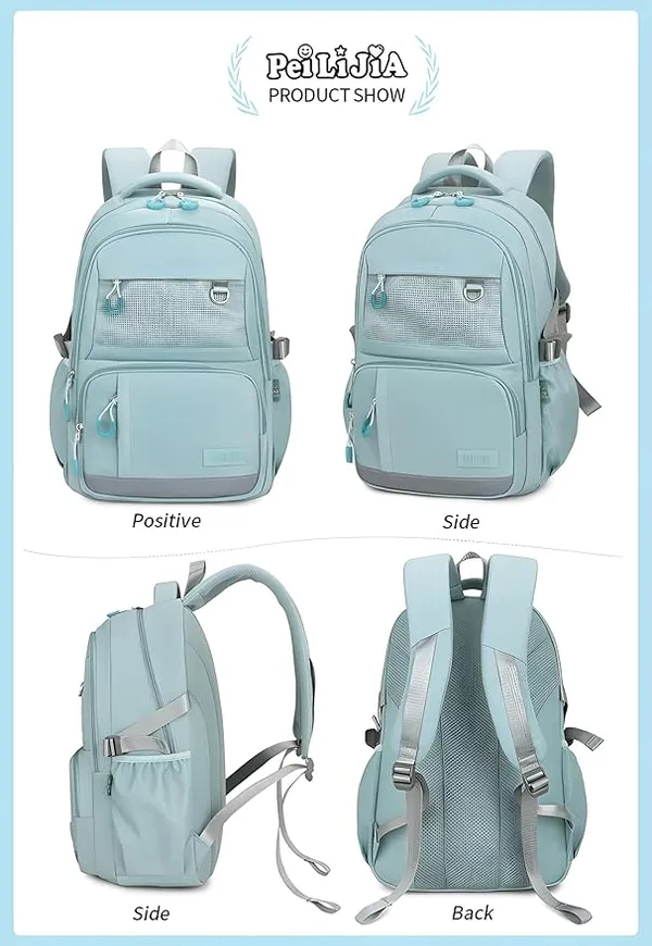 Dailymode_Multi-Pocket_Backpack_18-Inch_Lightweight_Casual_Bag_For_School,_College,_Office_&_Travel_Fits_15"_Laptop_+_A4_Files
