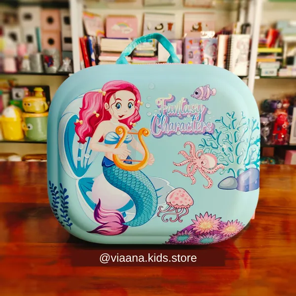 Dino_Armoured_Adventurer_Hardshell_Backpack_For_Kids_Space,_Unicorn,_Dino_&_Mermaid_Themes_Lightweight_&_Durable_With_Unique_Square_Shape
