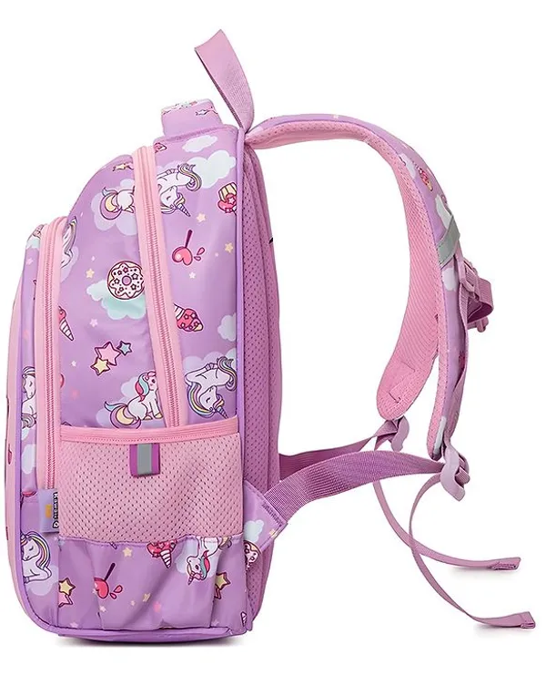 Unicorn_Time_-_Pink_Featherlight_School_Backpack_14-Inch_Pink_Multi-Pocket_Bag_For_Kids_(Ages_510)_Ergonomic,_Waterproof_&_Spine-Safe