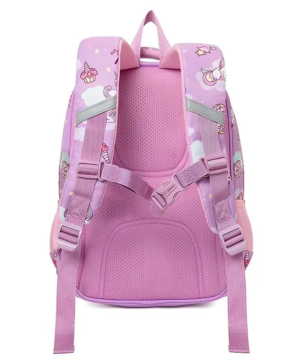 Unicorn_Time_-_Pink_Featherlight_School_Backpack_14-Inch_Pink_Multi-Pocket_Bag_For_Kids_(Ages_510)_Ergonomic,_Waterproof_&_Spine-Safe