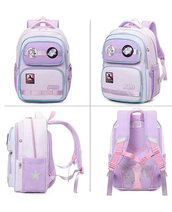 Unicorn_Glow_Pro_School_Backpack_16-Inch_Structured_Bag_For_Girls_(Ages_714)_Ergonomic_Spine_Support_+_Multi-Pocket_Organizer