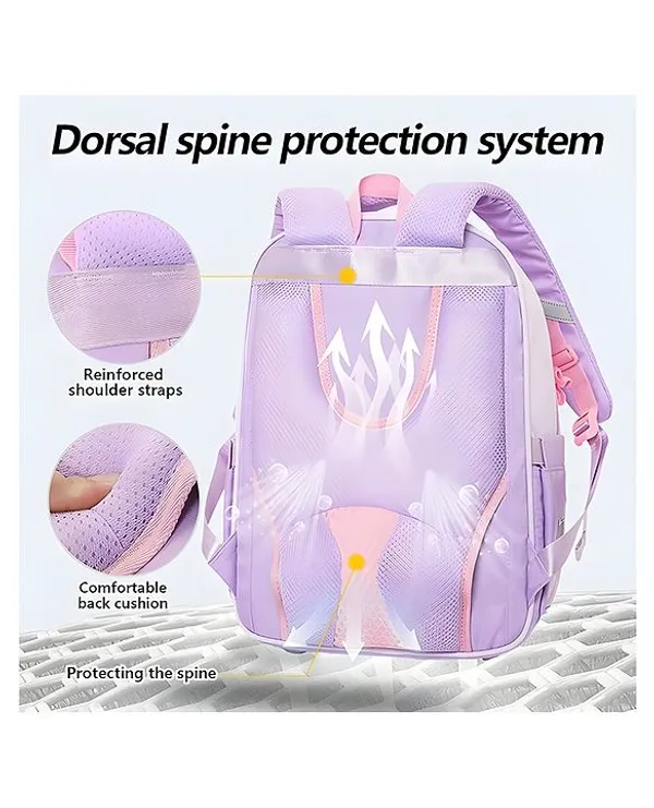 Unicorn_Glow_Pro_School_Backpack_16-Inch_Structured_Bag_For_Girls_(Ages_714)_Ergonomic_Spine_Support_+_Multi-Pocket_Organizer