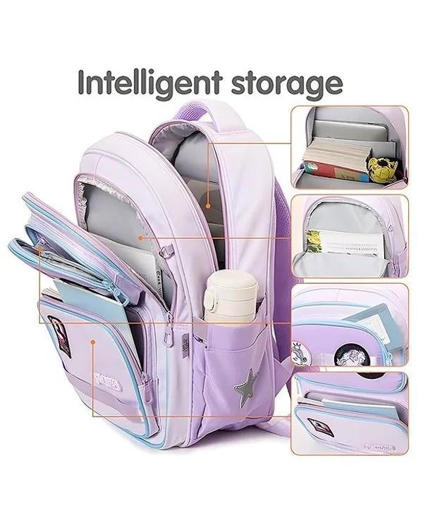 Unicorn_Glow_Pro_School_Backpack_16-Inch_Structured_Bag_For_Girls_(Ages_714)_Ergonomic_Spine_Support_+_Multi-Pocket_Organizer