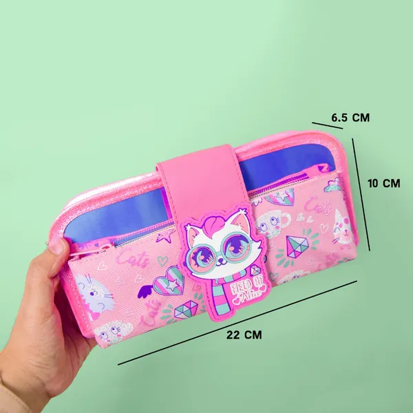 Vest_Stationery_Pouch_Luxury_Quality_Multifunctional_&_Stylish_[_Shark_Unicorn_Purple/Pink_Mermaid_Dino_Space_Cat_Unicorn_Black_Football_Princess_Basketball_]