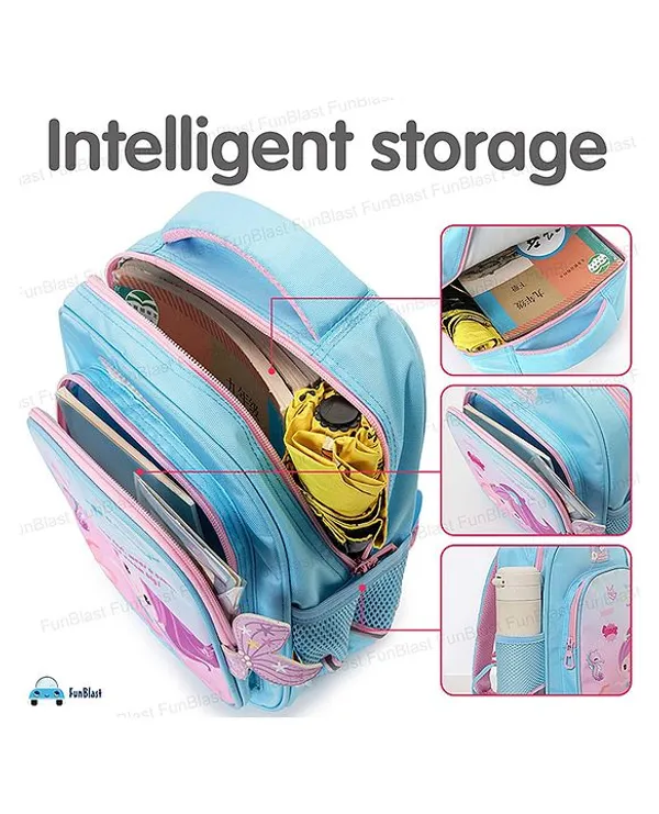 Mermaid_Wishes_Lightweight_Kids_Backpack_12.6-Inch_Multi-Pocket_Bag_For_Girls_(Ages_510)_Spine-Friendly,_Waterproof_&_Cute