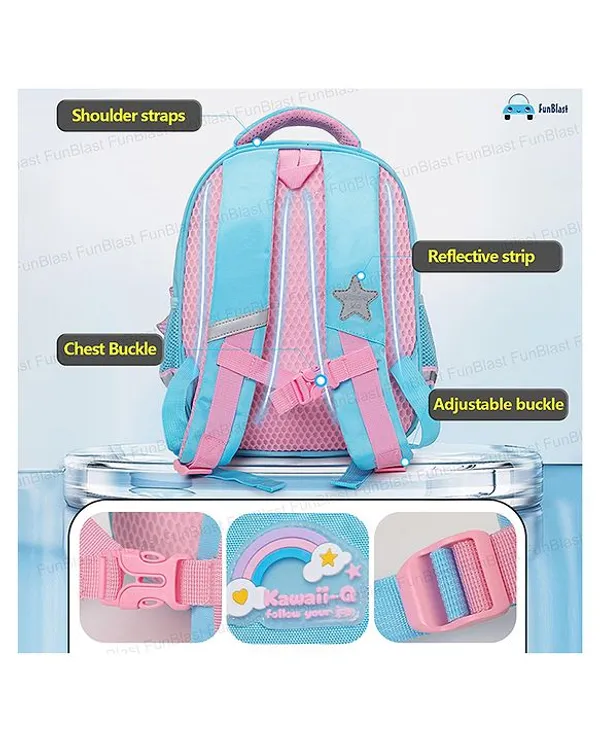 Mermaid_Wishes_Lightweight_Kids_Backpack_12.6-Inch_Multi-Pocket_Bag_For_Girls_(Ages_510)_Spine-Friendly,_Waterproof_&_Cute