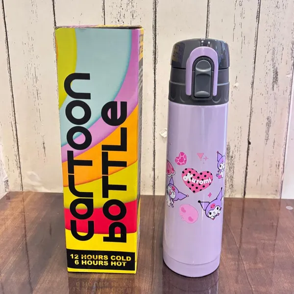 Kuromi_Stylist_Insulated_Chiller_Water_Bottle_500Ml_Sus304_Stainless_Steel_Sports_Sipper_Lid