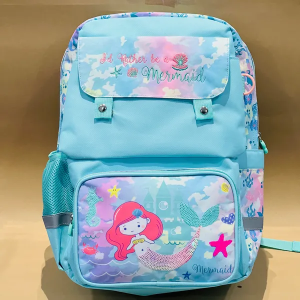 Vestpro_16_Mermaid_Waterproof_Luxury_School_Backpack_Air-Cool_Back,_Magnetic_Pocket,_Laptop_Grip_Premium_School_Bag_With_2_Front_Pockets_&_Bottle_Holders