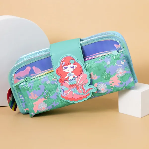Vest_Stationery_Pouch_Luxury_Quality_Multifunctional_&_Stylish_[_Shark_Unicorn_Purple/Pink_Mermaid_Dino_Space_Cat_Unicorn_Black_Football_Princess_Basketball_]