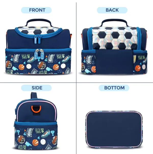Luxury_Black_Football_Vest_Multipurpose_Double_Decker_Insulated_Lunch_Bag_For_Kids_Spacious,_Stylish_&_Super_Cool