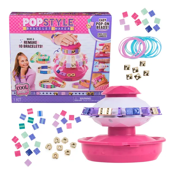 Popstyle_Bracelet_Maker_Kit_10_Remakeable_Bracelets_170+_Beads_&_Stickers_No_Knots,_No_Mess!