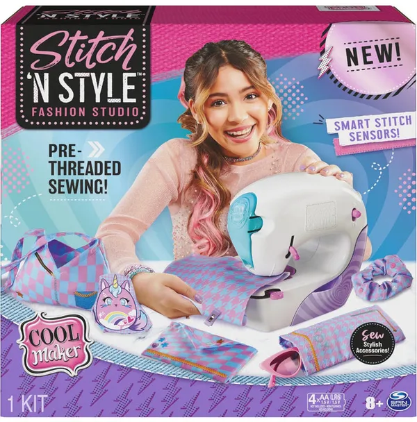Stitch_N_Style_Sewing_Machine_Kit_No-Thread_Cartridge_Smart-Stitch_Sensors_Diy_Fashion_Craft_Set_For_Kids_(8+_Years)