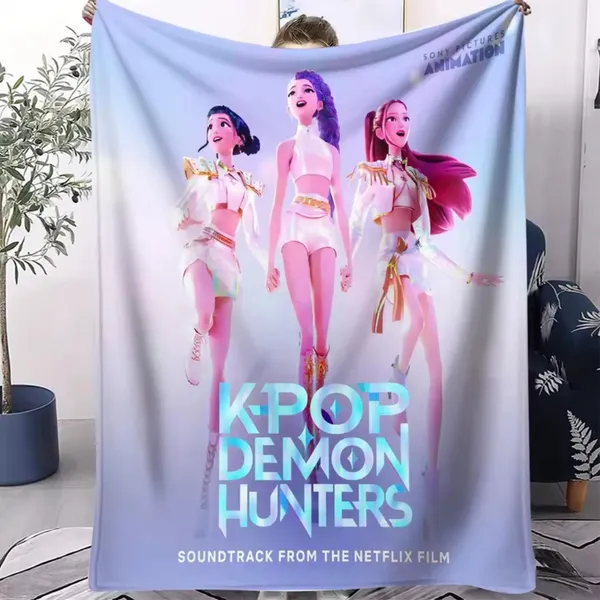 K-Pop_Idol_Blanket_|_Soft_Anime-Style_K-Pop_Throw_Blanket_|_Purple_&_Blue