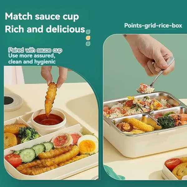 Elephant_Eye_6-Slot_Steel_Lunch_Box_Leakproof_With_Spoon-Fork_&_Salad_Cup_1120Ml_Power_Packed!