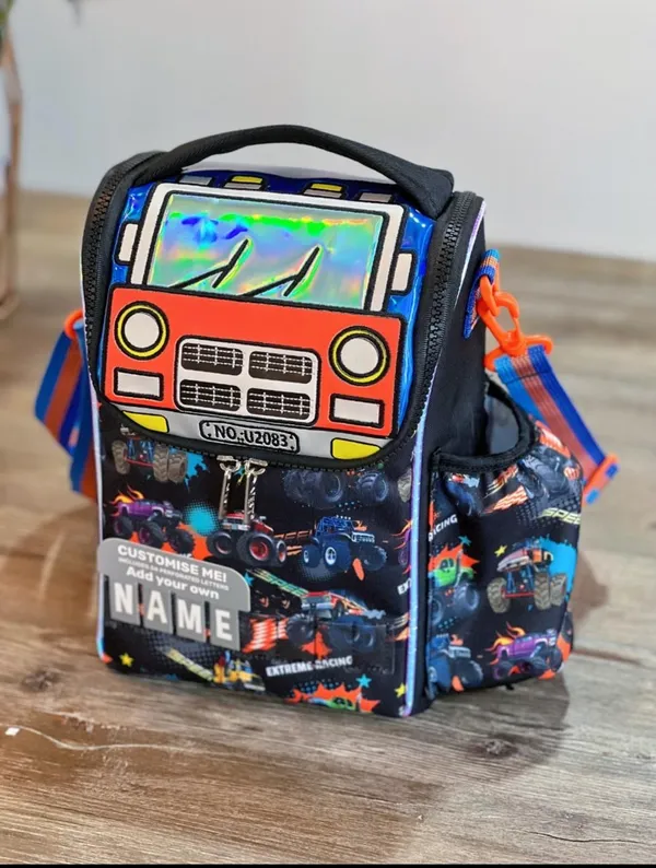 Bus_Vest_New_22"_Luxury_Customise_Me_Lunchbag_For_School_Kids_Premium_Quality_&_Personal_Touch