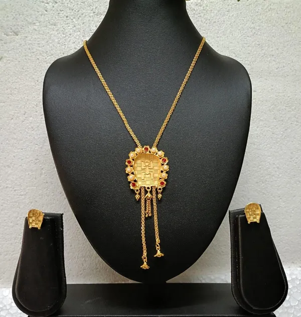Purabi_Jewels_Premium_Gold_Plated_Tie_Style_Long_Chain_Necklace_Jewellery_Set_with_Earrings_|_Trendy_Drop_Lariat_Tie_Haar_for_Women_&_Girls_|_Traditional,_Party_&_Wedding_Wear