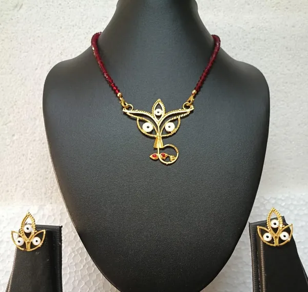 Purabi_Jewels_Innovative_Durga_Design_Festival_Collection_Gold_Plated_Necklace_Set_Jewellery_Set_For_Women_And_Girls