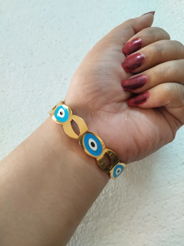 Blue_Alloy_Gold-Plated_Bangle_Set_For_Women_&_Girls