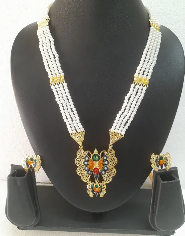 Brass_Gold-Plated_Earring_&_Necklace_Set_For_Women_&_Girls