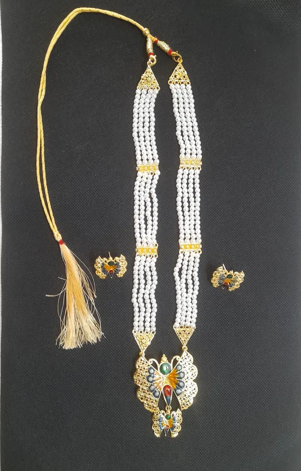Brass_Gold-Plated_Earring_&_Necklace_Set_For_Women_&_Girls