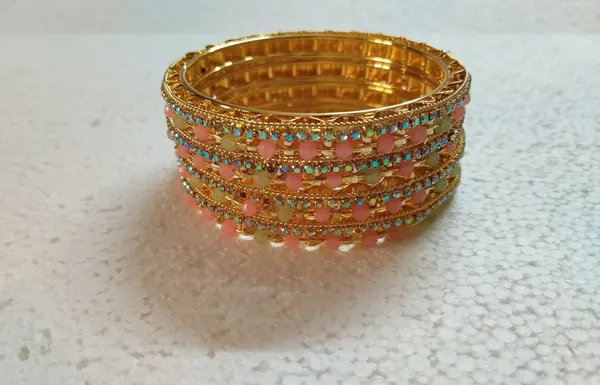 Brass_Gold-Plated_Bracelet_Set_For_Women_&_Girls_(Pack_Of_4)