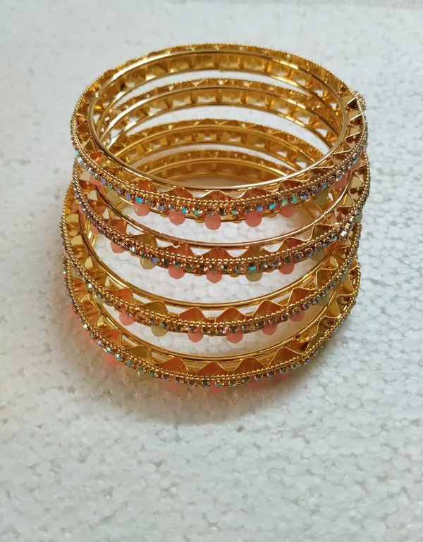 Brass_Gold-Plated_Bracelet_Set_For_Women_&_Girls_(Pack_Of_4)
