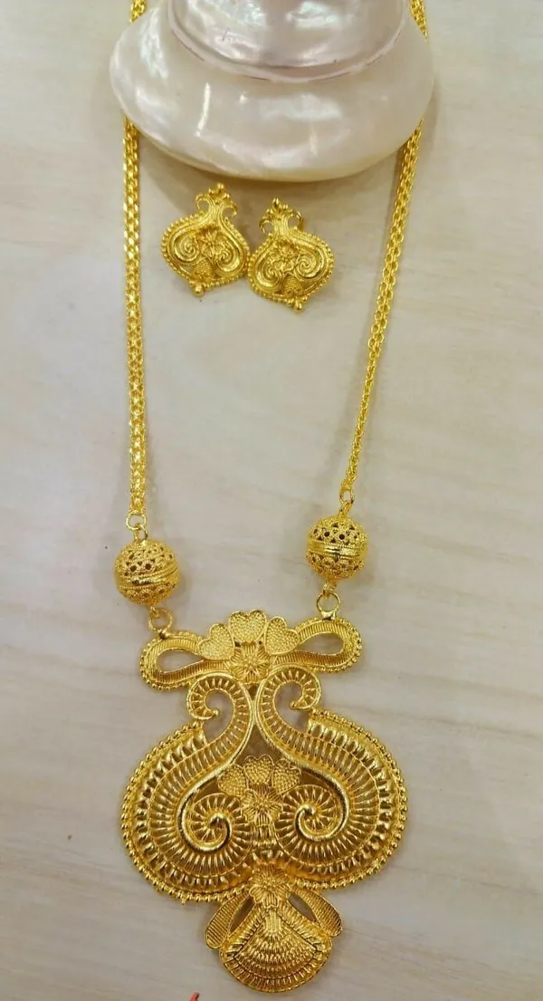 Brass_Gold-Plated_Earring_&_Necklace_Set_For_Women_&_Girls