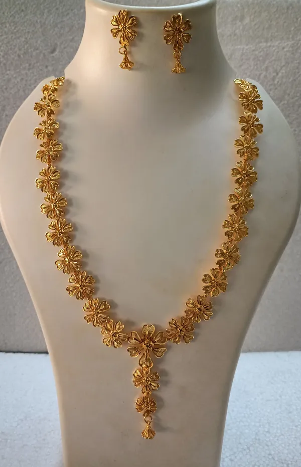 Brass_Gold-Plated_Earring_&_Necklace_Set_For_Women_&_Girls