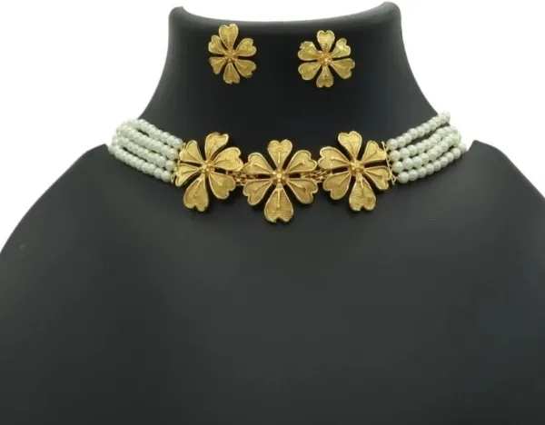 Copper_Gold-Plated_Trending_Earring_&_Necklace_Set_For_Women_&_Girls