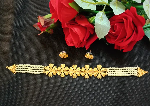 Gold_Copper_Gold-Plated_Earring_&_Necklace_Set_For_Women_&_Girls