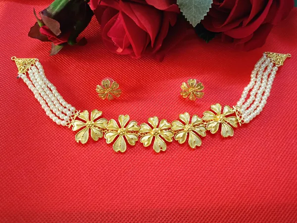 Gold_Copper_Gold-Plated_Earring_&_Necklace_Set_For_Women_&_Girls